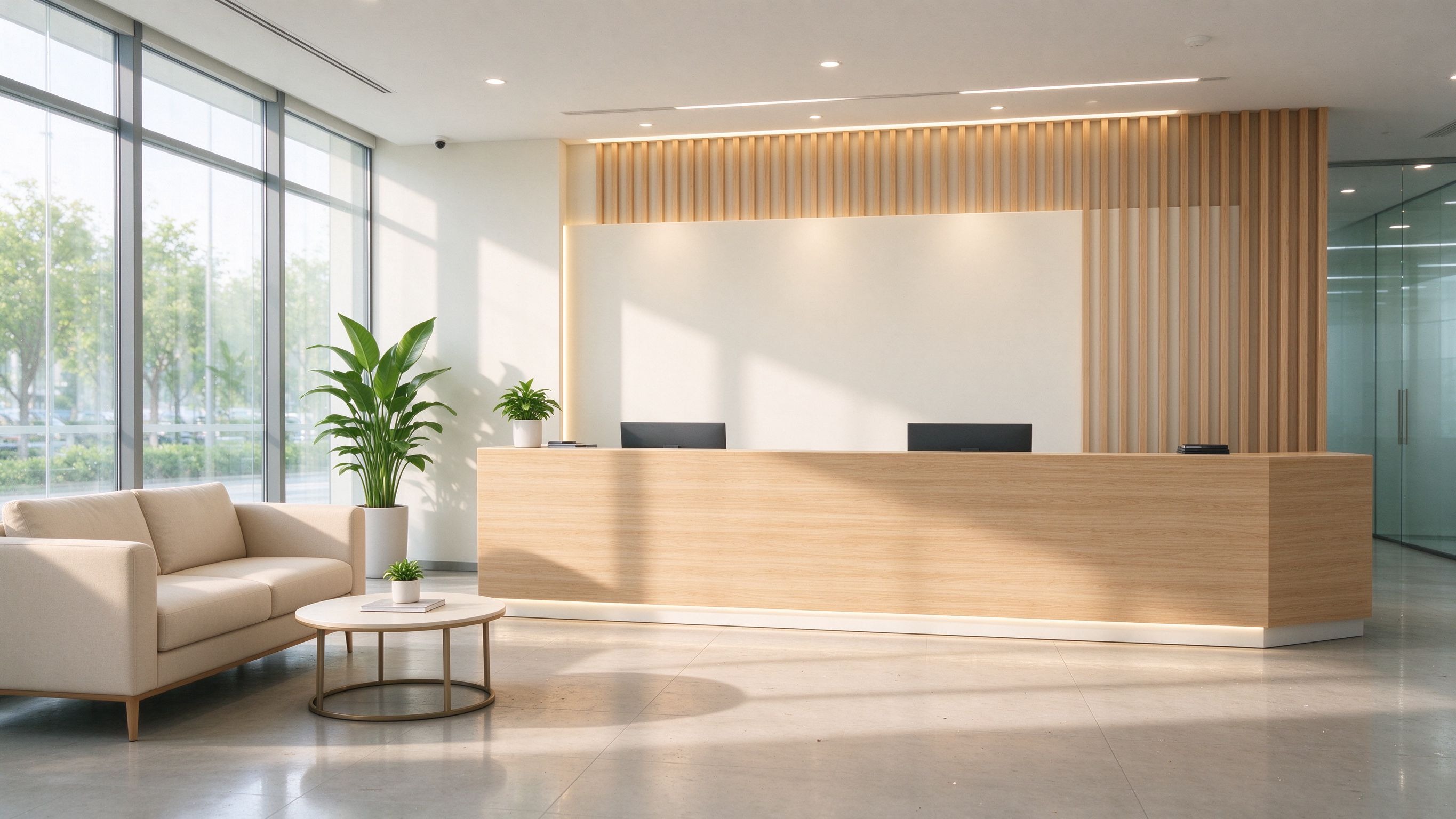 bydsf.com 公司前台接待区实景